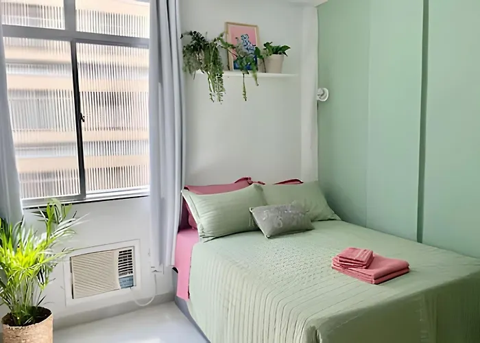 Ocean View Apartment 1Min From Copacabana Beach